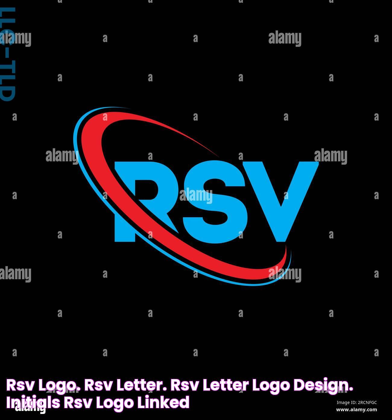 RSV logo. RSV letter. RSV letter logo design. Initials RSV logo linked