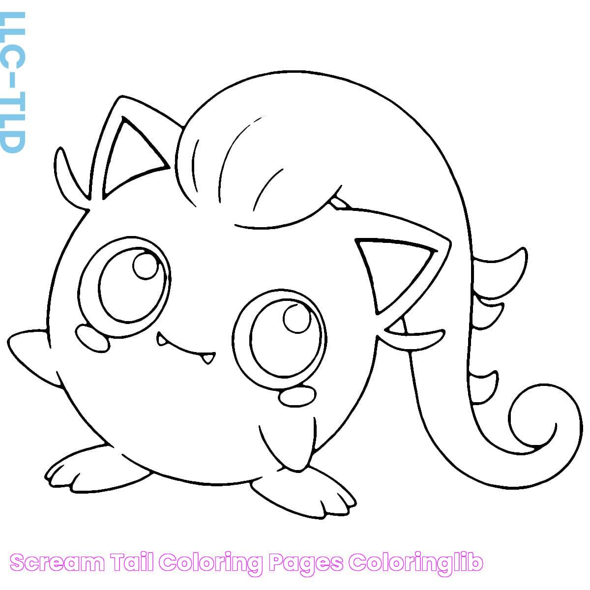 Scream Tail coloring pages ColoringLib