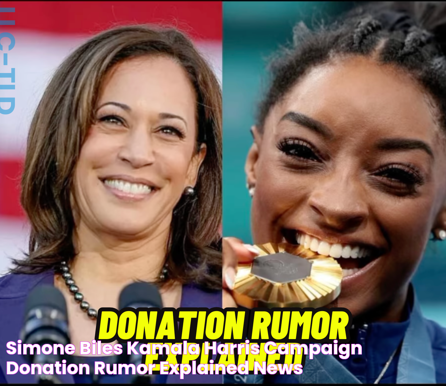 Simone Biles Kamala Harris Campaign Donation Rumor Explained News