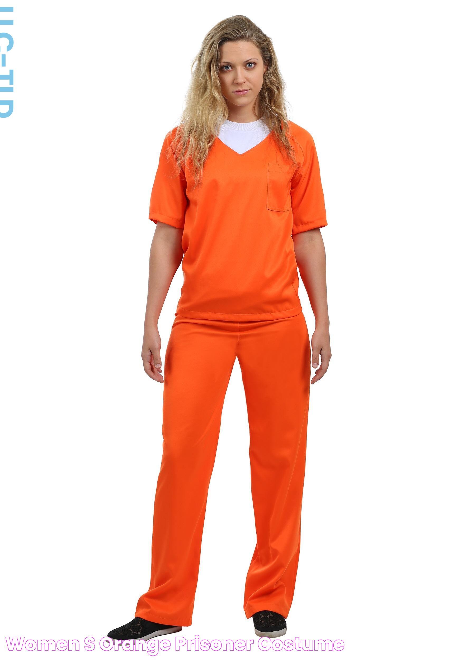 Women's Orange Prisoner Costume